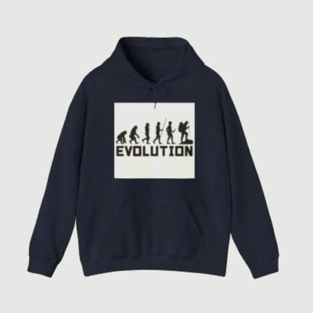 Dark Blue Evolution Hoodie
